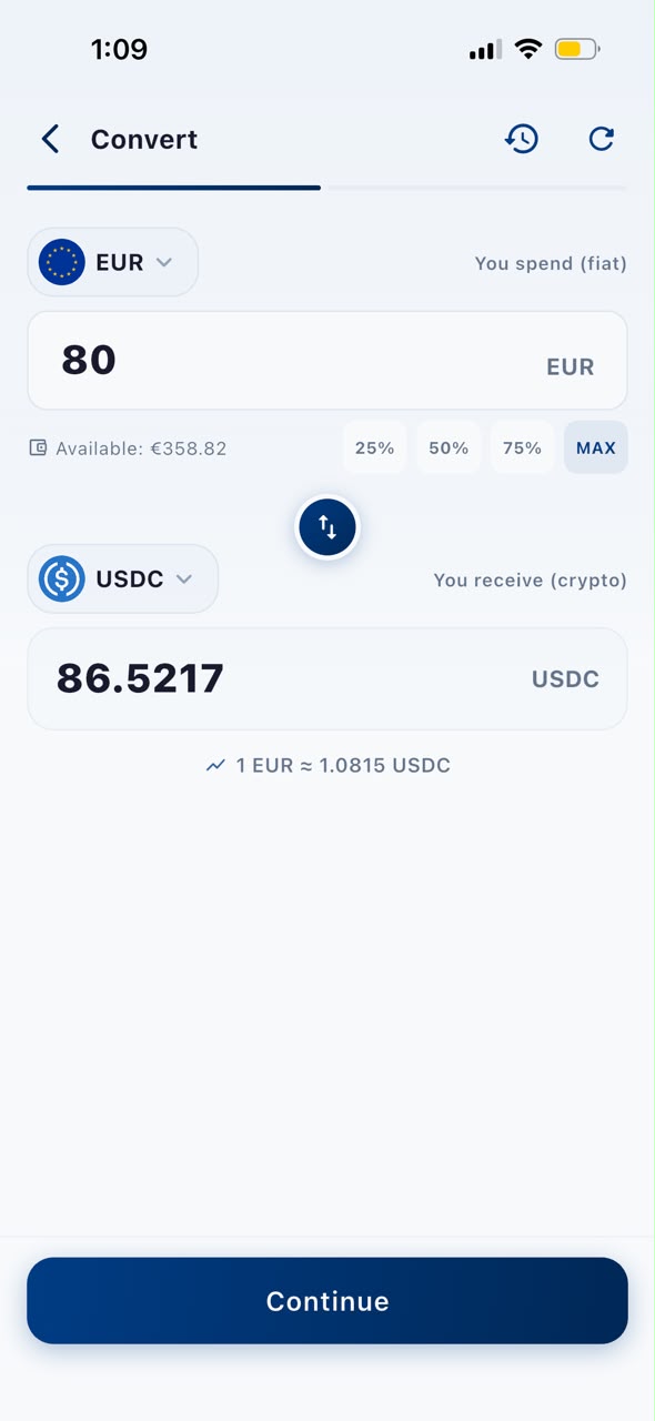ADD EUR AMOUNT